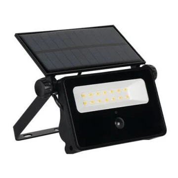 LED Napelemes reflektor érzékelővel LED/20W/5,5V IP65