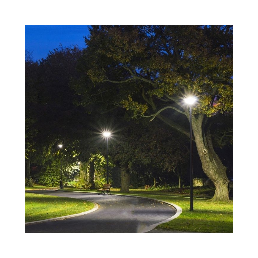 LED Napelemes utcai lámpa érzékelővel LED/10W/3,2V IP65 4000K + távirányítás