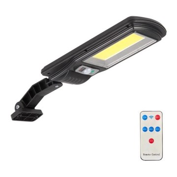 LED Napelemes utcai lámpa érzékelővel LED/2,5W/5V IP44 + távirányítás