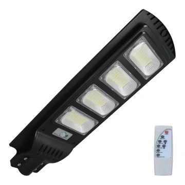 LED Napelemes utcai lámpa érzékelővel STREET LED/15W/3,2V IP65 + távirányító