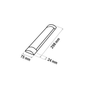 LED Pultmegvilágító QTEC LED/9W/230V 30 cm fehér