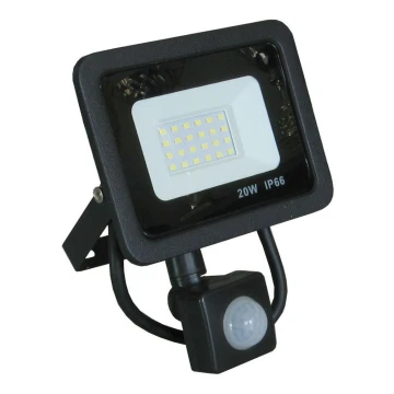 LED Reflektor érzékelővel LED/20W/230V IP66