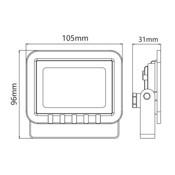 LED Reflektor LED/10W/230V