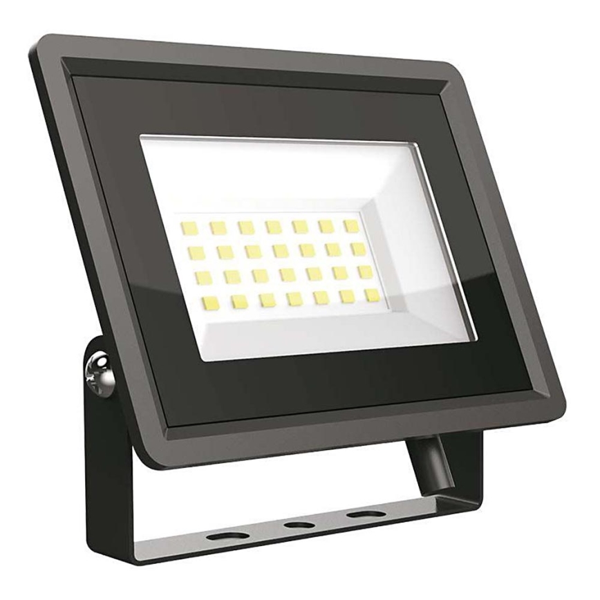 LED Reflektor LED/20W/230V 6500K IP65 fekete