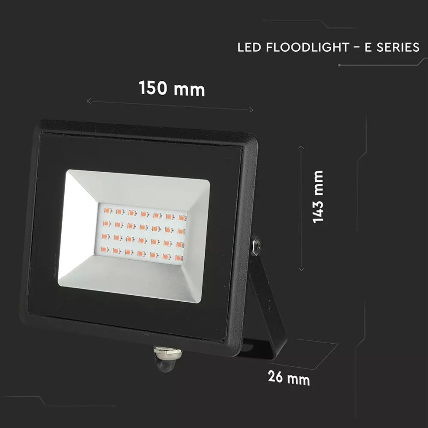 LED Reflektor LED/20W/230V IP65 rózsaszín lámpa