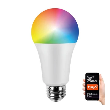 LED RGB Dimmelhető izzó A60 E27/8W/230V 2700-6500K Wi-Fi Tuya