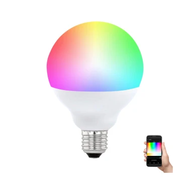 LED RGB Dimmelhető izzó CONNECT E27/13W - Eglo