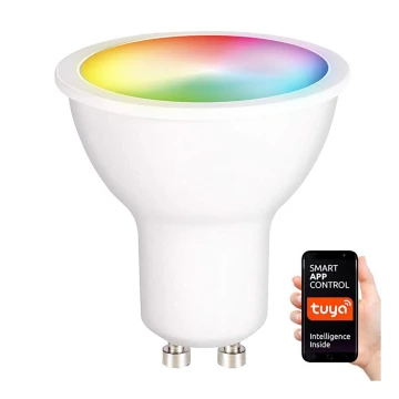 LED RGB Dimmelhető izzó GU10/5W/230V 2700-6500K Wi-Fi Tuya