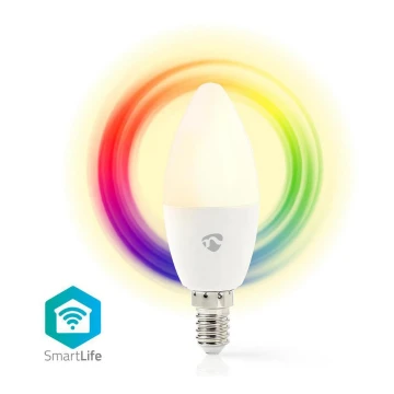 LED RGB Dimmelhető izzó Smartlife E14/4,5W/230V Wi-Fi 2700K