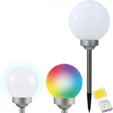 LED RGB Napelemes lámpa LED/0,2W/AA 1,2V/600mAh IP44