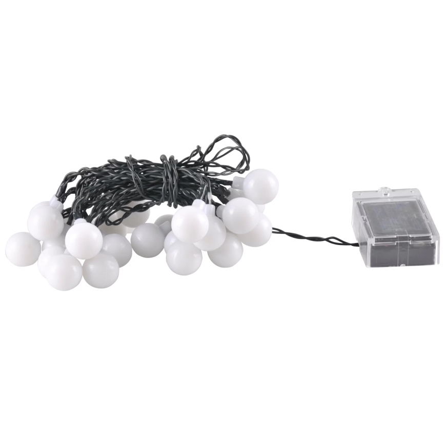 LED RGB Napelemes lánc PARTY 30xLED/1,2V 3,9 m IP44