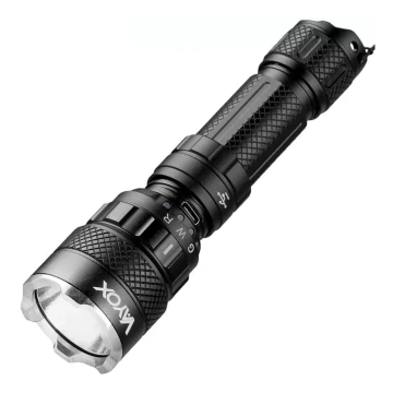 LED RGBW Dimmelhető rechargeable flashlight LED/15W/5V IP66 1500 lm 48 h 2000 mAh