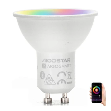 LED RGBW Izzó GU10/4,9W/230V 2700-6500K - Aigostar