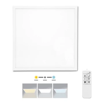 LED Szabályozható beépíthető panel távirányítóval ZEUS LED/40W/230V 4000K