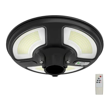 LED Szolár utcai lámpa érzékelővel LED/10W/3,2V 6500K IP65 + távirányító