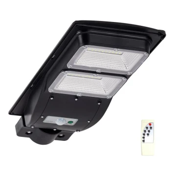 LED Szolár utcai lámpa érzékelővel STREET 2xLED/6W/3,2V IP65 + távirányító