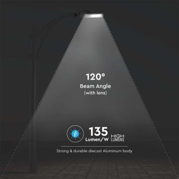 LED Utcai világítás SAMSUNG CHIP LED/50W/230V 4000K szürke