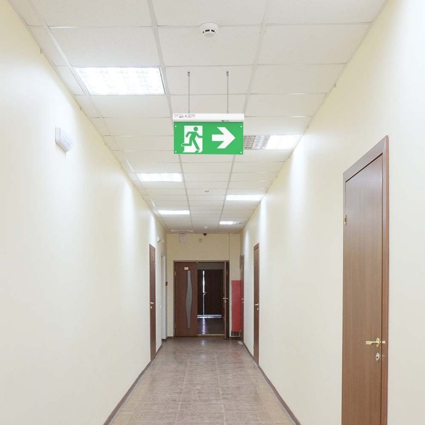 LED Vészvilágítás EMERGENCY EXIT LED/2,5W/230V 4in1 6000K