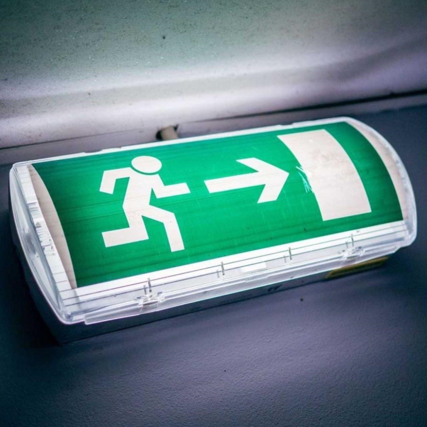 LED Vészvilágítás EMERGENCY EXIT LED/3W/230V 6400K IP65