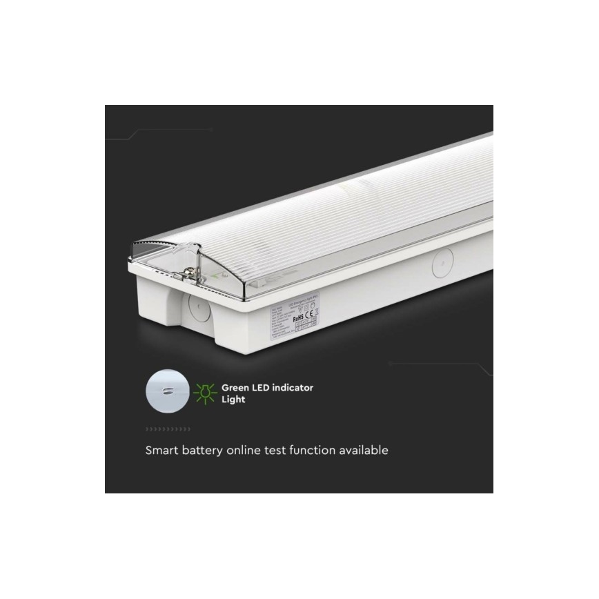 LED Vészvilágítás EMERGENCY EXIT LED/3W/230V 6400K IP65