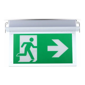 LED Vészvilágítás EMERGENCY EXIT SAMSUNG CHIP LED/2W/230V 6000K