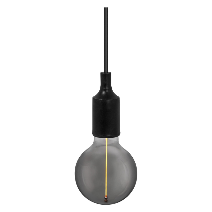 Ledvance - Csillár zsinóron PENDULUM BELL 1xE27/15W/230V fekete