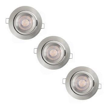 Ledvance - KÉSZLET 3x LED Dimmelhető beépíthető lámpa SIMPLE LED/4,9W/230V