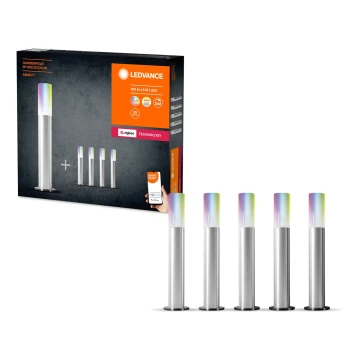 Ledvance - KÉSZLET 5x LED RGBW Dimmelhető kültér lámpa SMART+ GARDENPOLE LED/6W/230V IP44