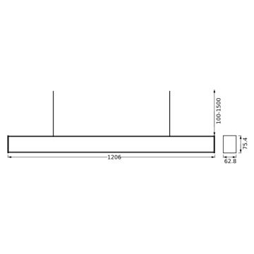 Ledvance - LED dimmelhető csillár zsinóron SUN@HOME LED/50W/230V 2200-5000K CRI 95 Wi-Fi