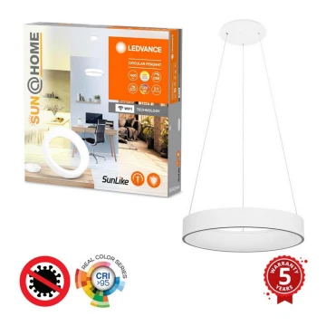 Ledvance - LED Dimmelhető csillár zsinóron SUN@HOME CIRCULAR LED/18,5W/230V Wi-Fi