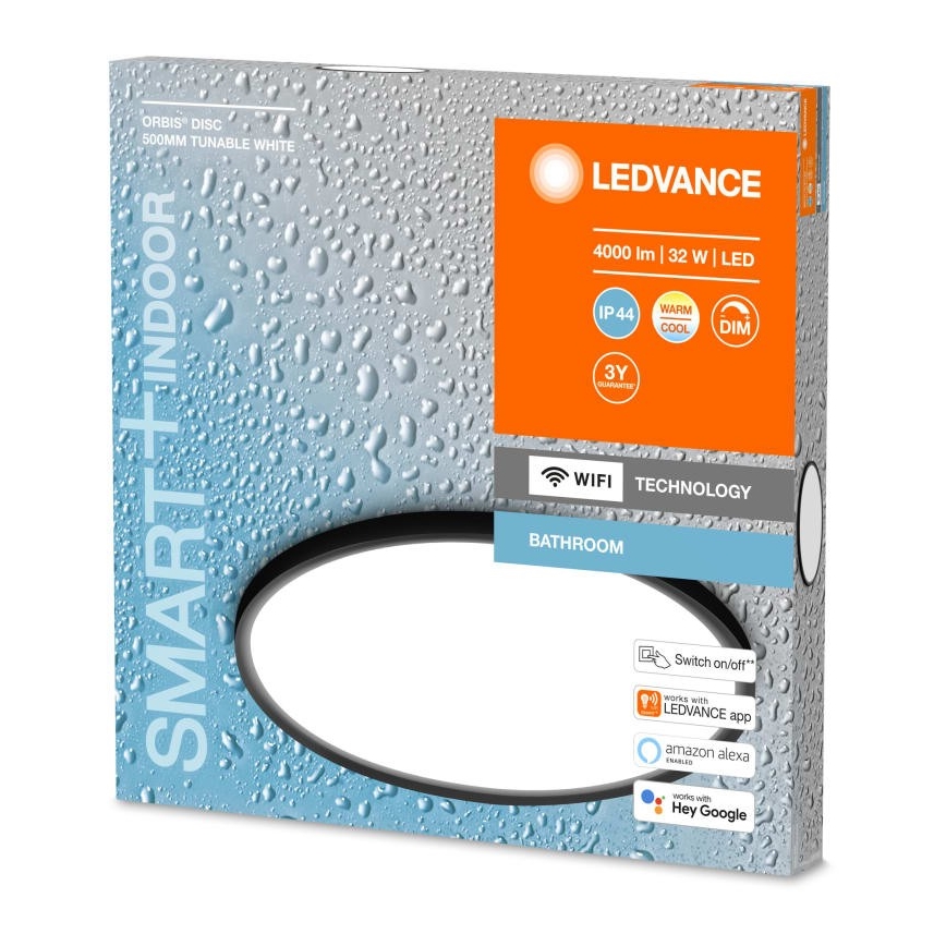 Ledvance - LED Dimmelhető fürdőszobai mennyezeti lámpa SMART+ DISC LED/32W/230V 3000-6500K Wi-Fi IP44