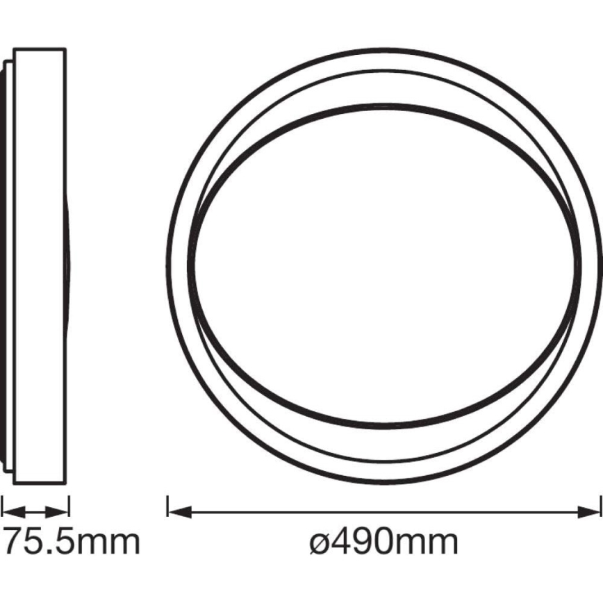 Ledvance - LED Dimmelhető mennyezeti lámpa SMART + EYE LED/32W/230V 3000K-6500K Wi-Fi