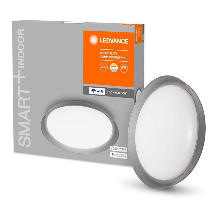 Ledvance - LED Dimmelhető mennyezeti lámpa SMART + PLATE LED/24W/230V 3000K-6500K Wi-Fi