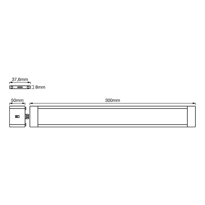 Ledvance - LED Dimmelhető pultvilágítás érzékelővel CABINET LED/6W/230V