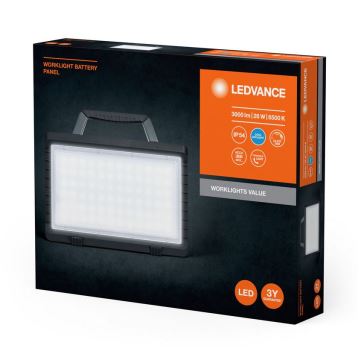 Ledvance - LED Dimmelhető kültér rechargeable reflektor WORKLIGHT BATTERY LED/26W/5V IP54