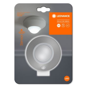 Ledvance - LED Éjjeli lámpa érzékelővel NIGHTLUX LED/1,7W/3xAAA 4000K