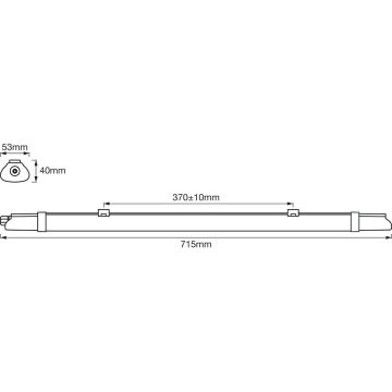 Ledvance - LED Ipari fénycső DAMP LED/9W/230V IP65