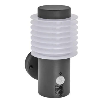 Ledvance - LED Kültéri fali lámpa érzékelővel ENDURA RONDO LED/9,5W/230V IP44 antracit
