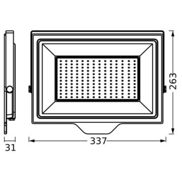 Ledvance - LED Kültéri reflektor FLOODLIGHT ESSENTIAL LED/150W/230V IP65