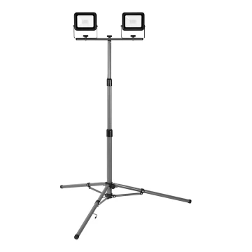 Ledvance - LED Kültéri reflektor tartóval WORKLIGHT TRIPOD 2xLED/20W/230V 6500K IP65