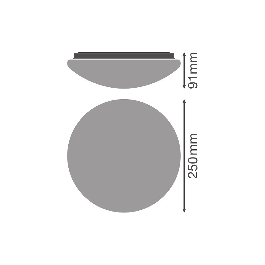 Ledvance - LED Mennyezeti lámpa ESSENTIAL LED/13W/230V 6500K