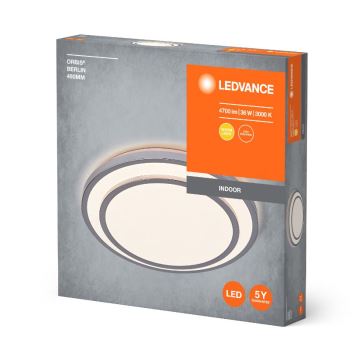 Ledvance - LED Mennyezeti lámpa ORBIS BERLIN LED/36W/230V ezüst
