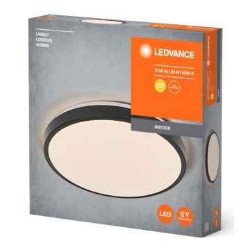 Ledvance - LED Mennyezeti lámpa ORBIS LONDON LED/24W/230V fekete