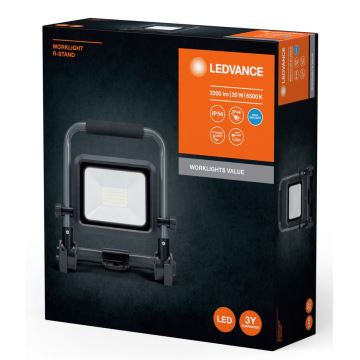 Ledvance - LED Kültéri reflektor WORKLIGHT R-STAND LED/20W/230V 6500K IP54