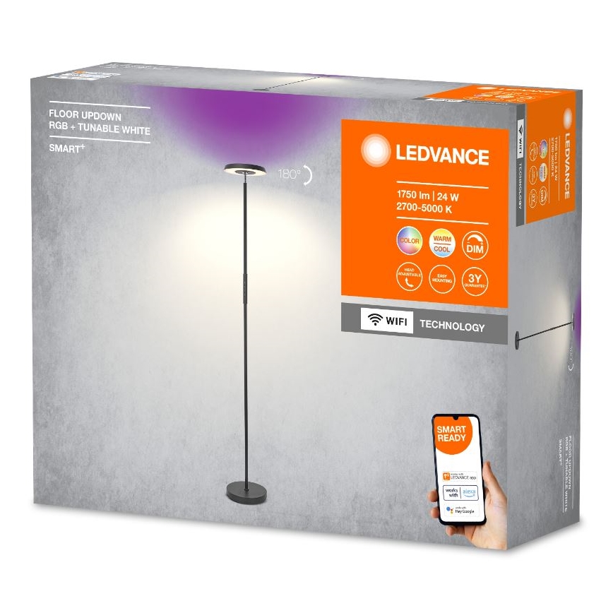 Ledvance - LED RGBW Dimmelhető állólámpa SMART+ FLOOR LED/13,5W/230V 2700-5000K Wi-Fi