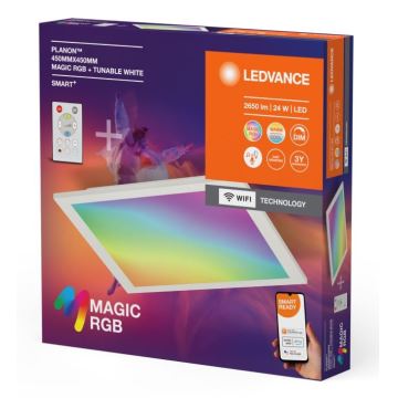 Ledvance - LED RGBW Dimmelhető mennyezeti lámpa SMART+ MAGIC LED/24W/230V 2700-6500K Wi-Fi + távirányítás