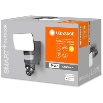Ledvance - LED Spotlámpa érzékelővel és kamerával SMART + LED/24W/230V IP44