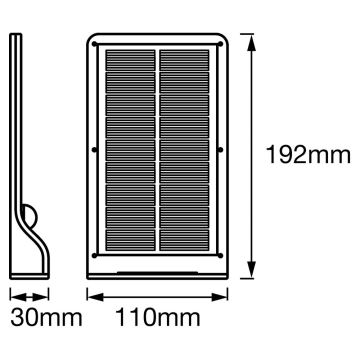 Ledvance - LED SZolár fali lámpa érzékelővel DOORLED LED/3W/3,3V IP44