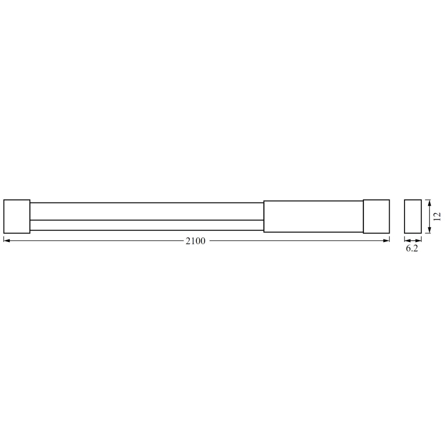 Ledvance - LEG RGBW Dimmelető szalag NEON FLEX 2,1m LED/4W/5V + távirányítás