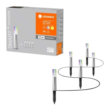 Ledvance - SET 5x LED RGBW Kültéri lámpa SMART + MINI 5xLED/5,7W/230V IP65 Wi-Fi